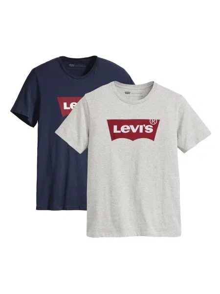 LEVI'S ® Tričko tmavě modrá / šedá / červená bílá