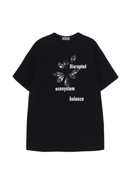 Tricou Yohji Yamamoto cu imagine negru