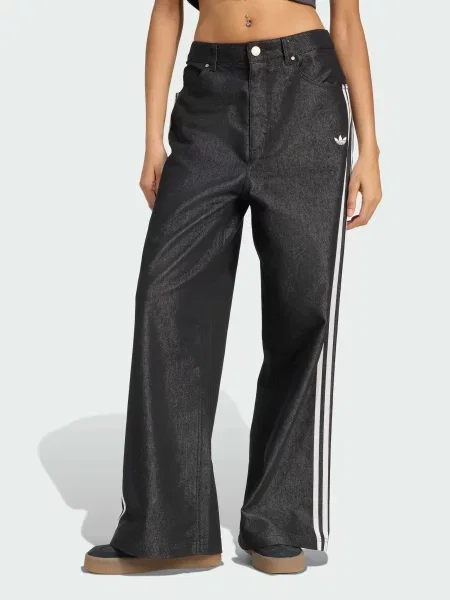 Широкі джинси adidas чорний