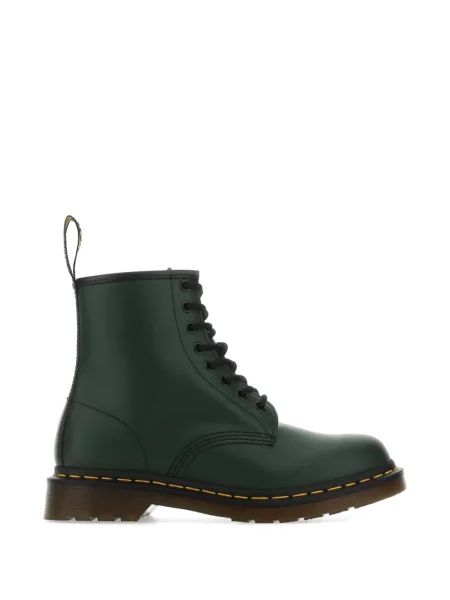 Кожени боти Dr. Martens зелено