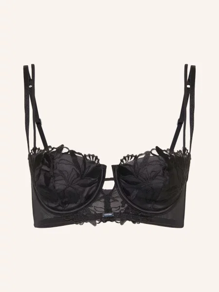 Calvin Klein Podprsenka Balconette Ck Black Floral Lace černá