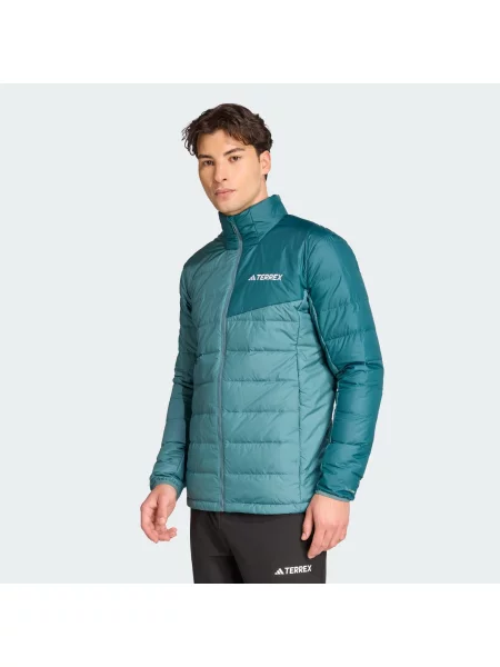 Kurtka Terrex Multi Light Down CLIMAWARM z lekkim ociepleniem z puchu zielona
