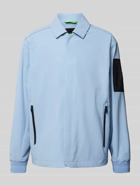 Kurtka o kroju relaxed fit z wpuszczanymi model ‘League’ Boss Green