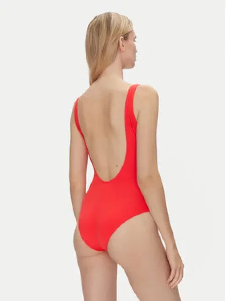 Emporio Armani Jednodílné plavky červená