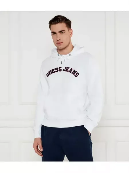 Guess Jeans Hanorac alb