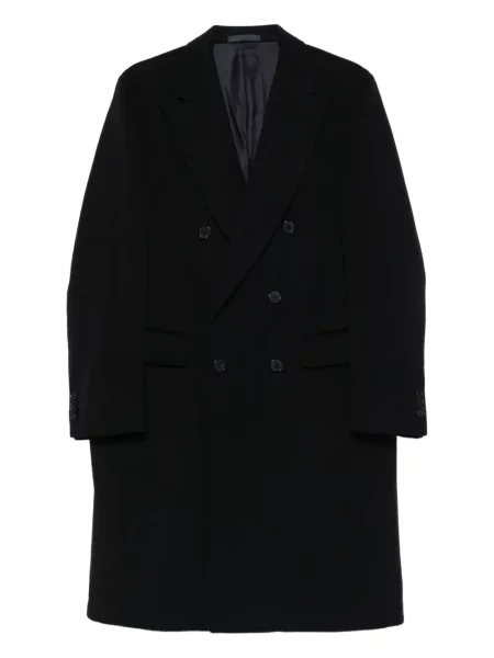 Palton Caruso de lână negru