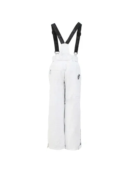 Pantaloni de schi copii Peak Mountain alb