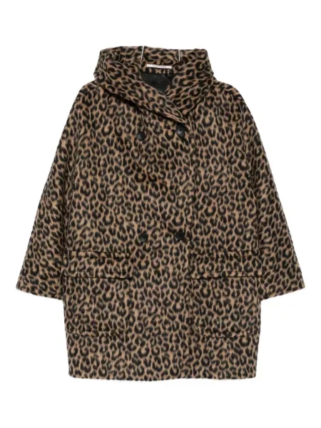 Palton Tagliatore cu imagine negru