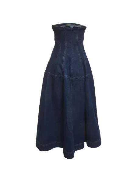 Rochie midi Magda Butrym evazată albastru