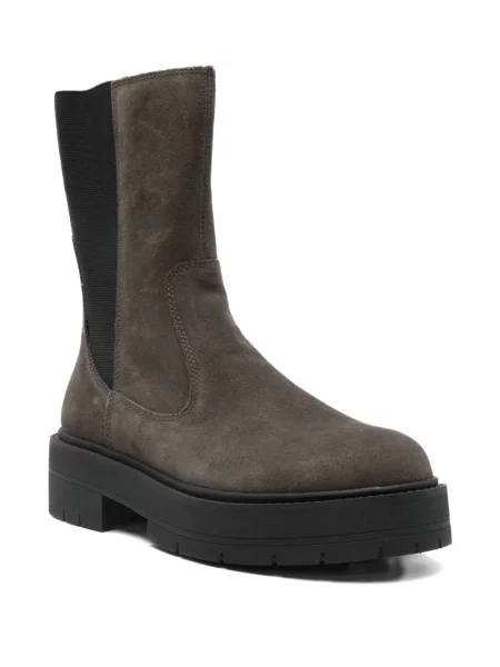 Botine Geox cu platformă maro