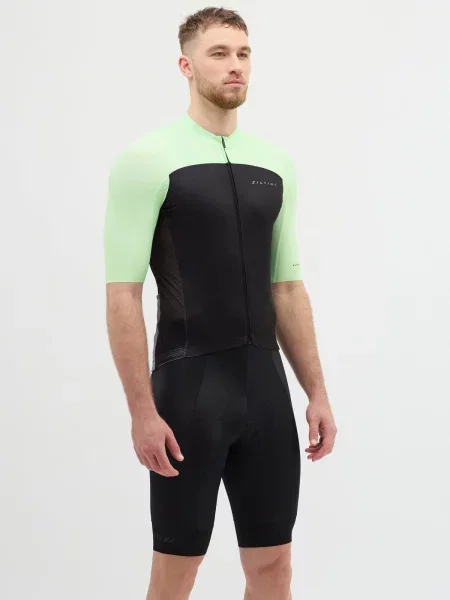 Koszulka rowerowa z krótkim rękawem SILVINI Jersey STELVIO zielona