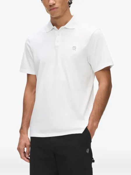 Polo Karl Lagerfeld alb