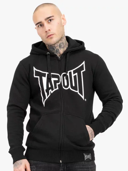 Кофта Tapout Marfa hooded Zipper бавовна/поліестер чорний