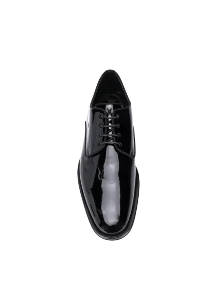Derby Dolce And Gabbana skórzany klasyczny czarny