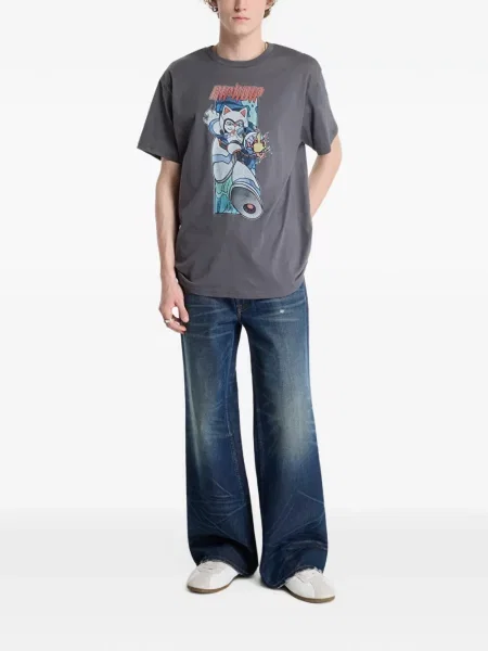 Tricou Ripndip cu imagine gri