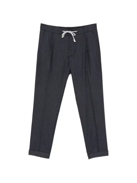 Pantaloni Eleventy cu cordon albastru