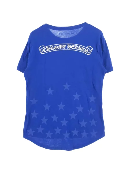 Koszulka Chrome Hearts w serca z logo niebieska