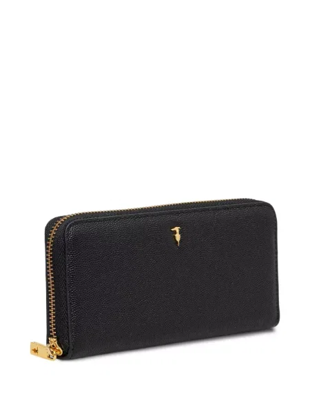 Portofel Trussardi cu autograf negru