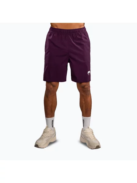 Pantaloni scurți de antrenament pentru bărbați Venum Contender Training dark purple/white alb