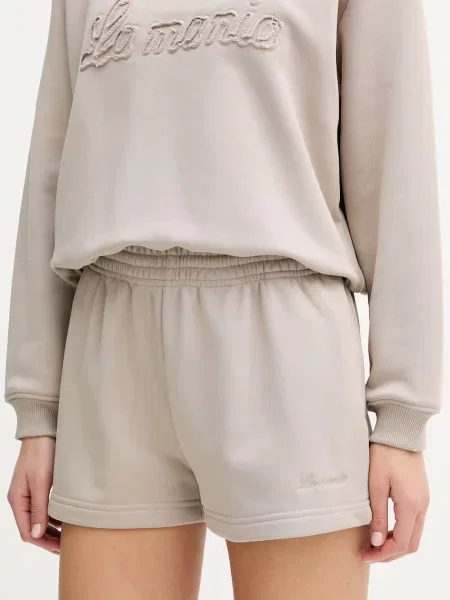 La Mania szorty dresowe beżowe