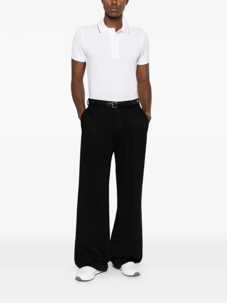 Scurt tricou polo Tom Ford alb