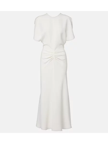 Rochie midi Victoria Beckham alb