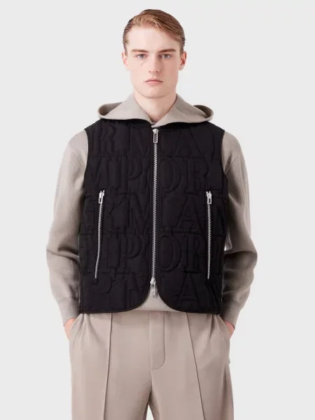 Emporio Armani Жилет з утеплювачем чорний