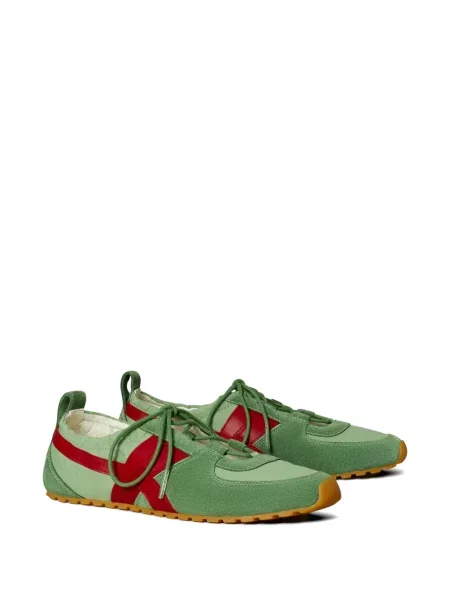Sneakerși Tory Burch verde