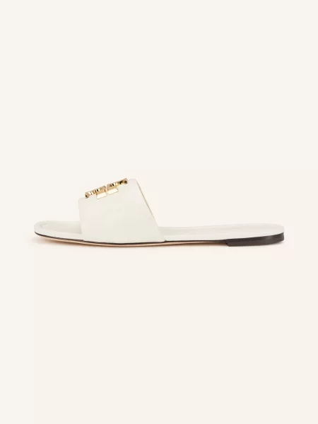 Tory Burch Klapki Eleanor weiss