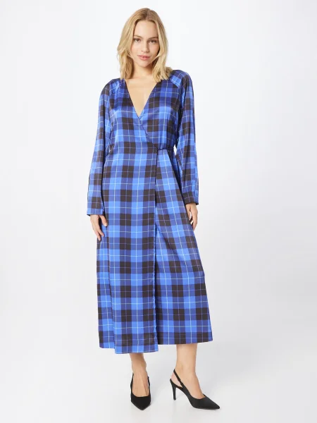 Monki Rochie Boel albastru negru