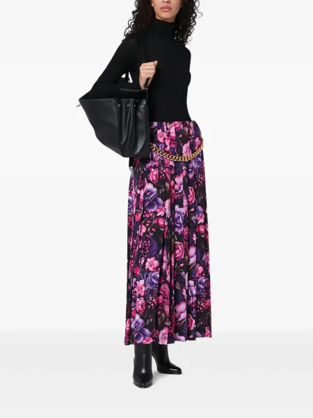 Fustă Balenciaga de mătase roz