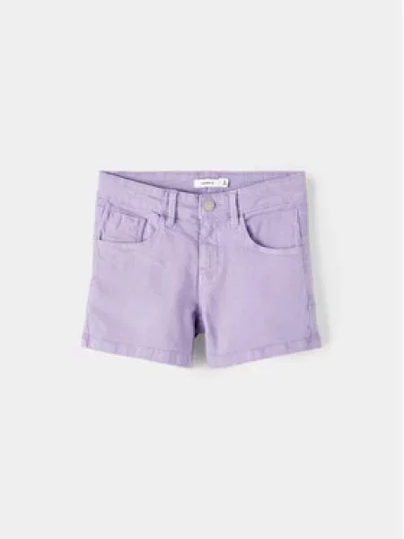 NAME IT Džinsiniai šortai Nkfrose violetinė