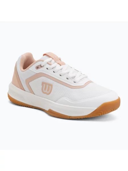 Încălțăminte de tenis pentru femei Wilson Courtglide white/cameo rose/gum alb