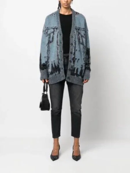 Cardigan Diesel tricotate albastru