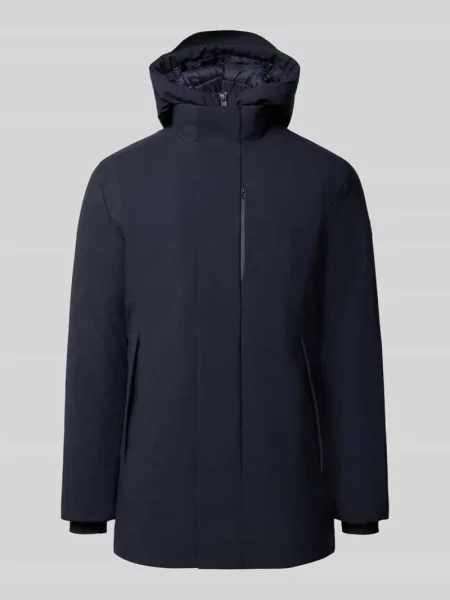 Kurtka outdoorowa o kroju regular fit z pionową kieszenią na piersi model ‘Esle’ Save The Duck czarna