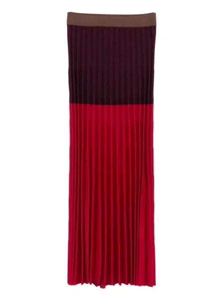 Spódnica plisowana Mrz brązowa