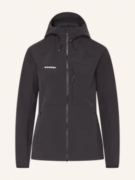Mammut Softshell Bunda Ultimate Comfort So Hooded černá