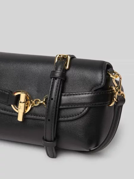 Lauren Ralph Lauren torebka skórzana czarny
