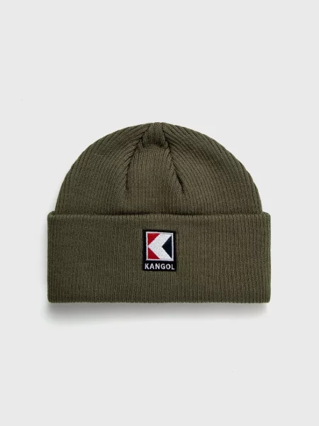 Шапка Kangol з тонкого трикотажу зелений