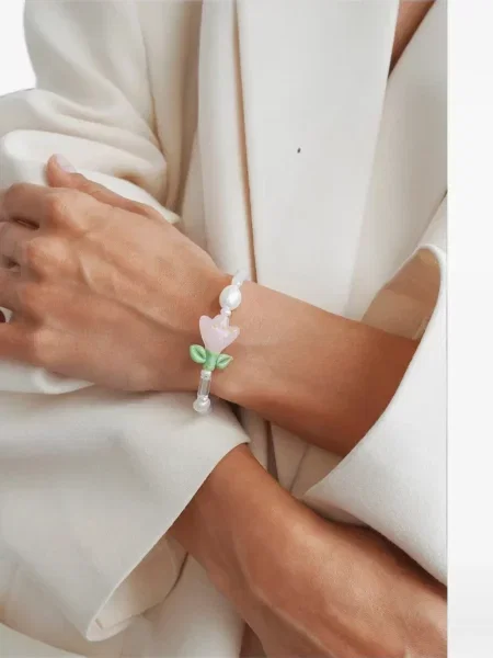 Karkötő Labelled Jewellery fehér