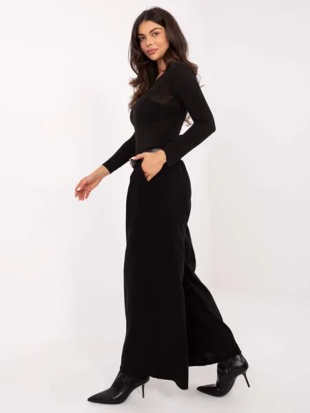 Pantaloni Rue Paris negru