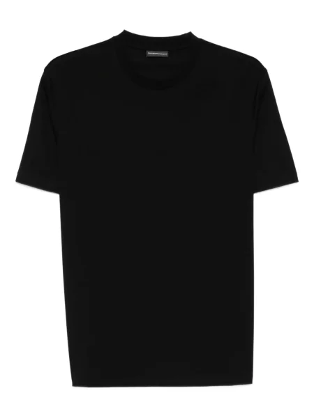 Tricou Emporio Armani scurt negru