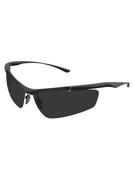 Lniane okulary przeciwsłoneczne Balenciaga w geometryczne wzory szare