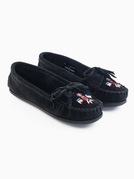 Minnetonka Mocasini Thunderbird negru galben alb