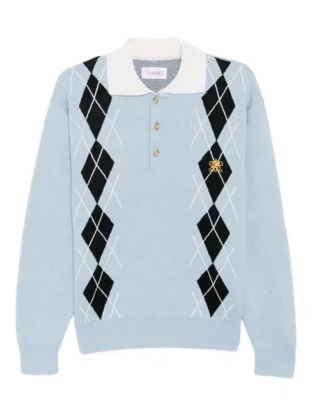 Pletena vesta Thames Mmxx plava