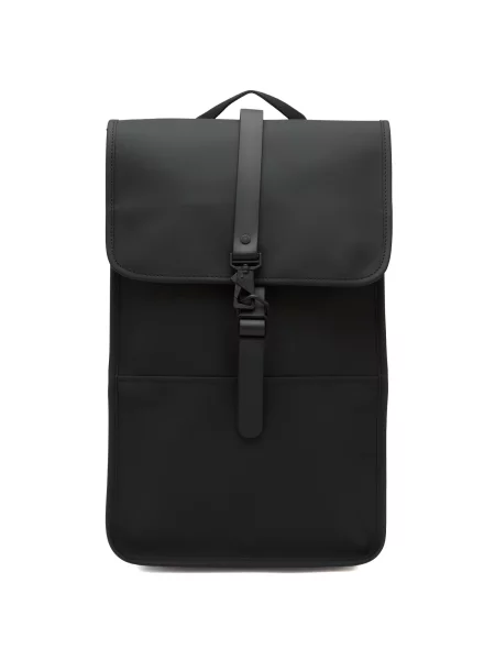 Rains Backpack Black Unisex Plecaki i torby Rains Size: One size czarny