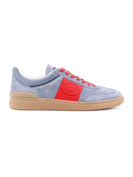 Sneakersy Valentino Garavani skórzane niebieskie