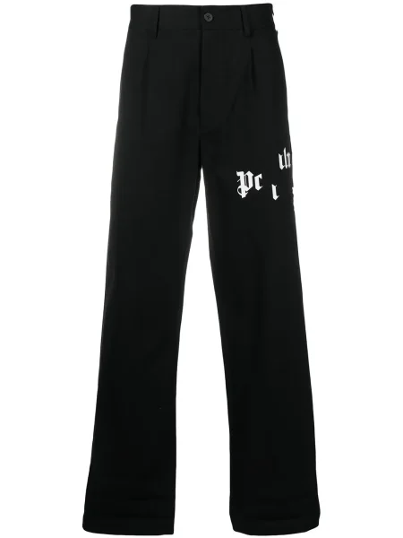 Pantaloni chino Palm Angels cu autograf