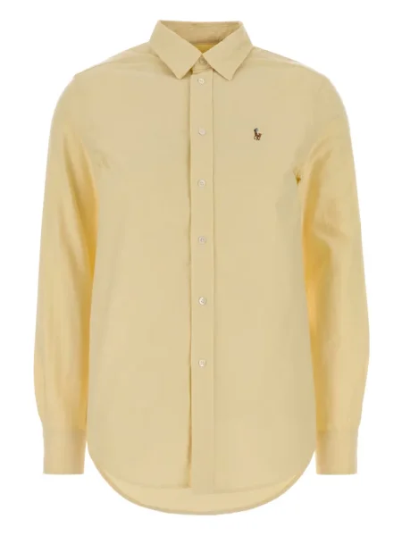 Koszula Polo Ralph Lauren z twillu z kapturem zielona