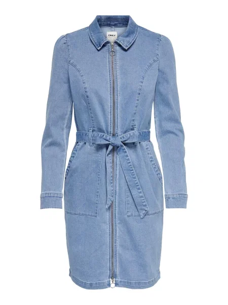 ONLY Dolga srajca Chigo moder denim